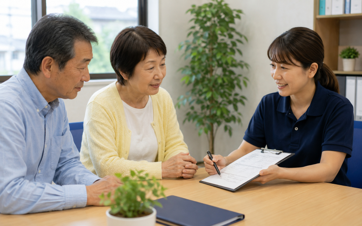 介護タクシー利用時のトラブルを防ぐため事前確認する担当者